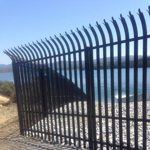 Top Curve Palisade Fence