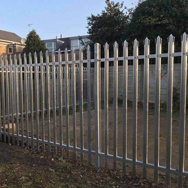 Galvanized Steel Palisade Fence