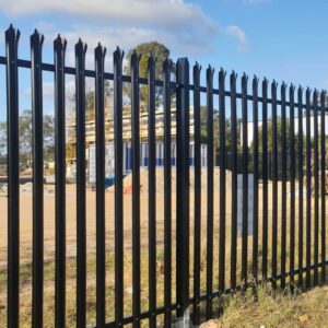 Black Color Steel Palisade Fence