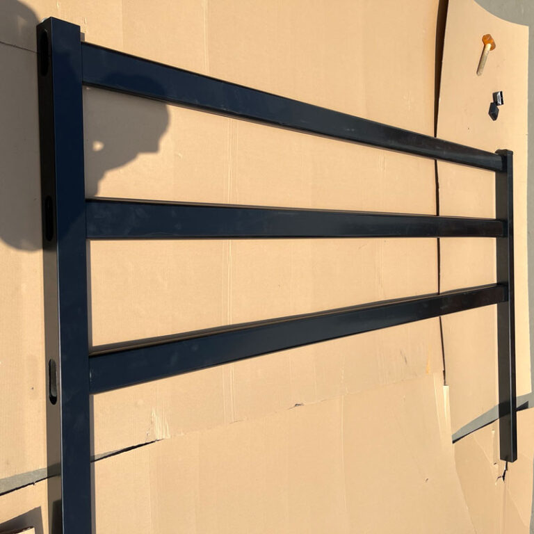 3 Rail Steel Ranch Fence